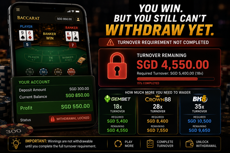 you win but cant withdraw on crown88 gembet or bk8