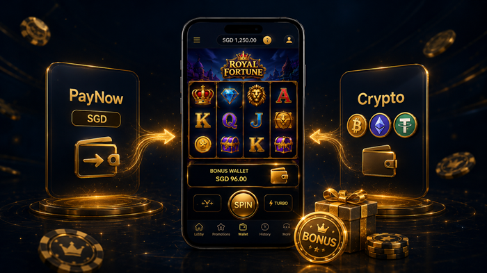 crypto vs paynow sgd slots bonus comparison