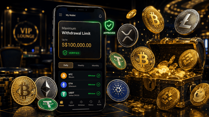Top 17 Singapore Crypto Casino Sites With Legit Withdrawal withdrawal limit of crypto casinos in sg