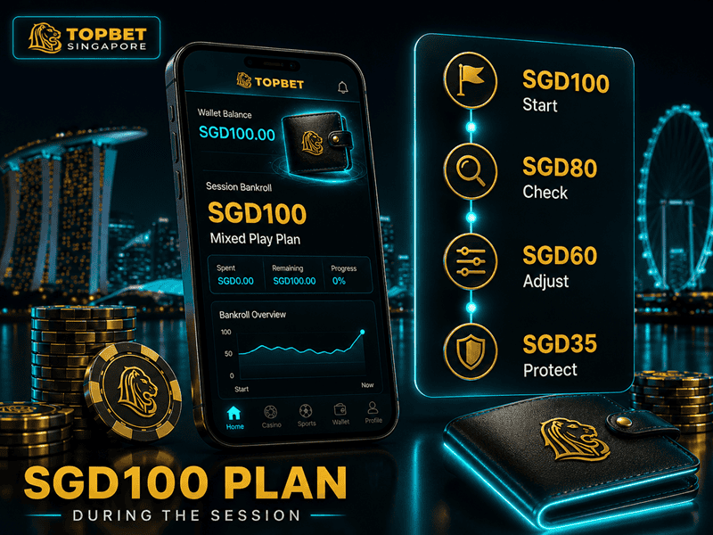 Best Way to Use SGD100 for Longer Online Casino Play SGD 100 Session Plan Checkpoints Visual